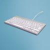 R-GO Tools R-GO COMPACT BREAK ERGONOMIC KEYBOARD AZERTY (BE) WIRED WHITE