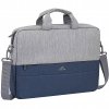 Rivacase Prater Laptop case, 15.6", Grey/Blue