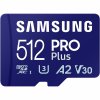 Samsung PRO Plus, microSDXC, 512GB, UHS-I, U3, V30 +Adapter
