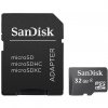 Sandisk microSDHC, 32GB, Class 4 +Adapter