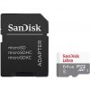 SanDisk Ultra Light, microSDXC, 64GB, UHS-I, Class 10 +Adapter