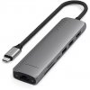 Satechi 7-in-1 USB-C Slim Multiport Adapter with Ethernet, space grey - USB hub