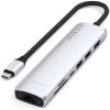 Satechi Satechi USB-C 7-in-1 Slim Multiport Adapter with Ethernet Silver