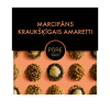 Šokolādes trifeles ar marcipāna krēma pildījumu un kraukšķīgo Amareto cepumu dekoru  96g, PURE