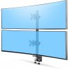 Startech DUAL MONITOR VERTICAL MOUNT .
