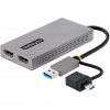 Startech USB TO DUAL HDMI ADAPTER USB-A OR C 1X 4K 30HZ 1X 1080P