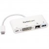 Startech USB-C ADAPTER MULTIPORT DVI DVI-I RJ45 USB-A