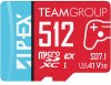 TeamGroup APEX SD7.1 512GB SDXC (red/blue, MicroSD Express)