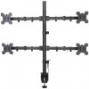 Techly Desk mount for 4 monitors, 13-27"
