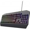 Trust Gaming GXT836 EVOCX Gaming Tastatur Gaming-Tastatur mit Regenbogenschwellen-RGB-Beleuchtung und Soft-Touch-Tasten