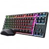 Trust Klaviatūra Trust GXT 832 Thado Wireless TKL Combo