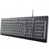 Trust Primo Beleuchtete keyboard Home/Office USB QWERTY US English Black