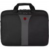 Wenger Legacy Briefcase, 17", Black/Grey