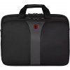 Wenger Legacy Briefcase, 17", Black/Grey