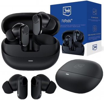 3MK FitPods BT 6.0, czarne
