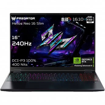 Acer Predator Helios Neo 16S AI OLED PHN16S-71-96S5 16" FHD i9-275HX/32GB/1000GB/NVIDIA GF RTX 5070 Ti/Win11/ENG kbd/Black/2Y Warranty