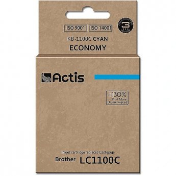 Actis KB-1100C ink (replacement for Brother LC1100C/LC980C; Standard; 19 ml; cyan)
