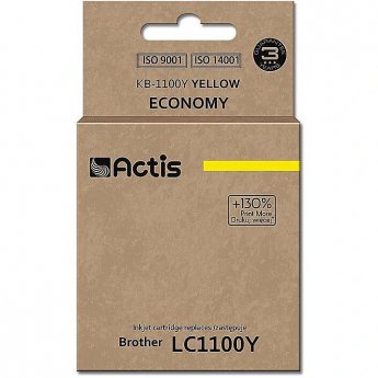 Actis KB-1100Y ink (replacement for Brother LC1100Y/LC980Yreplacement; Standard; 19 ml; yellow)