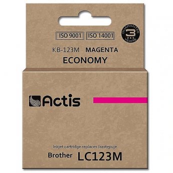 Actis KB-123M ink (replacement for Brother LC123M/LC121M; Standard; 10 ml; magenta)