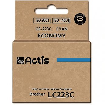 Actis KB-223C ink (replacement for Brother LC223C; Standard; 10 ml; cyan)