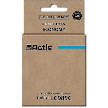 Actis KB-985C Ink cartridge (replacement for Brother LC985C; Standard; 19,5 ml; cyan)