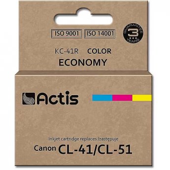 Actis KC-41R ink (replacement for Canon CL-41/CL-51; Standard; 18 ml; color)