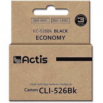 Actis KC-526BK ink (replacement for Canon CLI-526Bk; Standard; 10 ml; black (with chip)