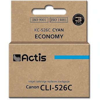 Actis KC-526C ink (replacement for Canon CLI-526C; Standard; 10 ml; cyan)