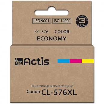 Actis KC-576 Canon printer ink, replacement Canon CL-576XL; Supreme; 15 ml; colour: cyan, yellow, magenta