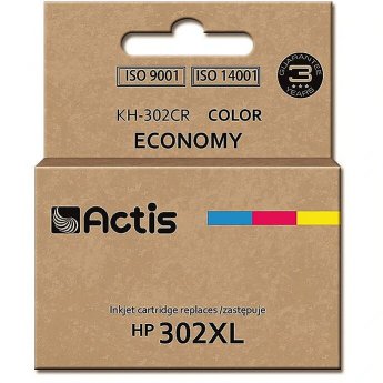 Actis KH-302CR ink (replacement for HP 302XL F6U67AE; Premium; 21 ml; color)