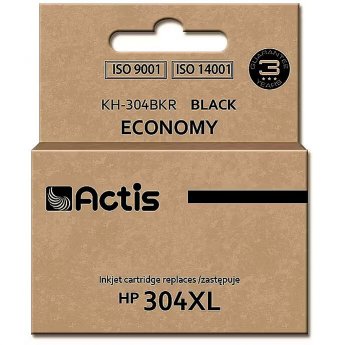 Actis KH-304BKR ink (replacement for HP 304XL N9K08AE; Premium; 15 ml; black)