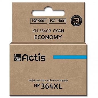 Actis KH-364CR ink (replacement for HP 364XL CB323EE; Standard; 12 ml; cyan)