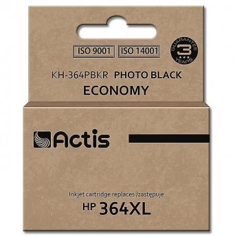 Actis KH-364PBKR ink (replacement for HP 364XL CB322EE; Standard; 12 ml; black photo)
