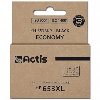 Actis KH-653BKR Ink for HP printer, replacement HP 653XL 3YM75AE; Premium; 20ml; 575 pages; black