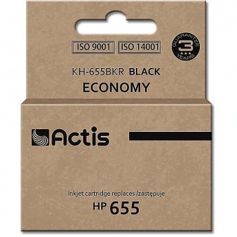 Actis KH-655BKR ink (replacement for HP 655 CZ109AE; Standard; 20 ml; black)
