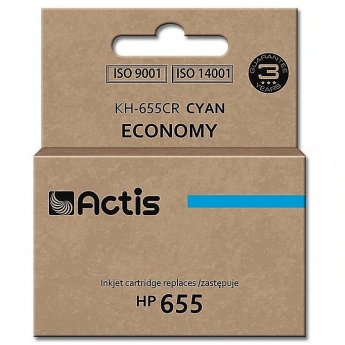 Actis KH-655CR ink (replacement for HP 655 CZ110AE; Standard; 12 ml; cyan)
