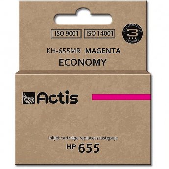 Actis KH-655MR ink (replacement for HP 655 CZ111AE; Standard; 12 ml; magenta)