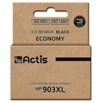 Actis KH-903BKR ink for HP;  replacement for HP 903XL T6M15AE; Standard; 30ml; black - New Chip