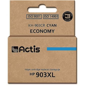 Actis KH-903CR ink (replacement for HP 903XL T6M03AE; Standard; 12 ml; cyan) - New Chip