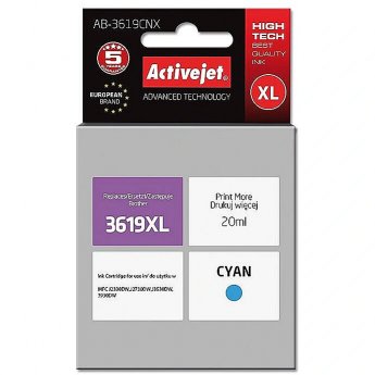 ActiveJet AB-3619CNX ink (replacement for Brother LC3619C XL; Supreme; 20 ml; cyan)