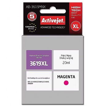 ActiveJet AB-3619MNX ink (replacement for Brother LC3619M XL; Supreme; 20 ml; magenta)