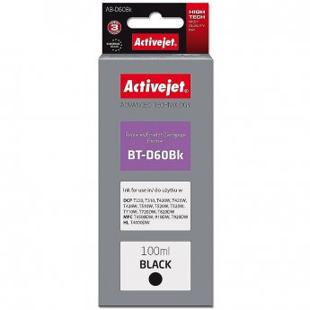 ActiveJet AB-D60Bk Ink Bottle (Replacement for Brother BT-D60Bk; Supreme; 100 ml; black)