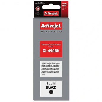 ActiveJet AC-G490Bk (zamiennik Canon GI-490BK; Supreme; 135 ml; czarny)