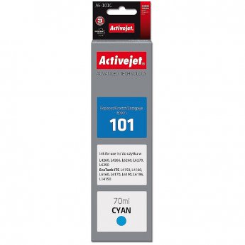 ActiveJet AE-101C Ink (replacement for Epson 101; Supreme; 70 ml; cyan)