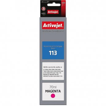ActiveJet AE-113M ink (replacement for Epson 113 C13T06B340; Supreme; 70 ml; magenta)
