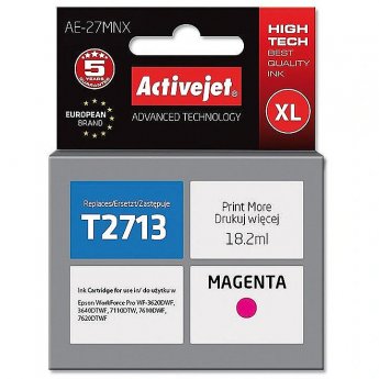 ActiveJet AE-27MNX (zamiennik Epson 27XL T2713; Supreme; 18 ml; czerwony)