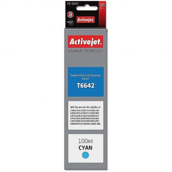 ActiveJet AE-664C Ink (replacement for Epson T6642; Supreme; 100 ml; cyan)