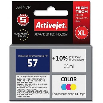 ActiveJet AH-57R Ink cartridge (replacement for HP 57 C6657AE; Premium; 21 ml; color)