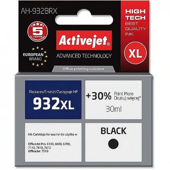 ActiveJet AH-932BRX ink (replacement for HP 932XL CN053AE; Premium; 30 ml; black)