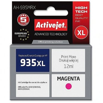 ActiveJet AH-935MRX ink (replacement for HP 935XL C2P25AE; Premium; 12 ml; magenta)